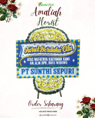 Papan Bunga Duka di Ledok