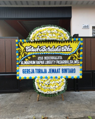 Papan Bunga Duka di Ledok